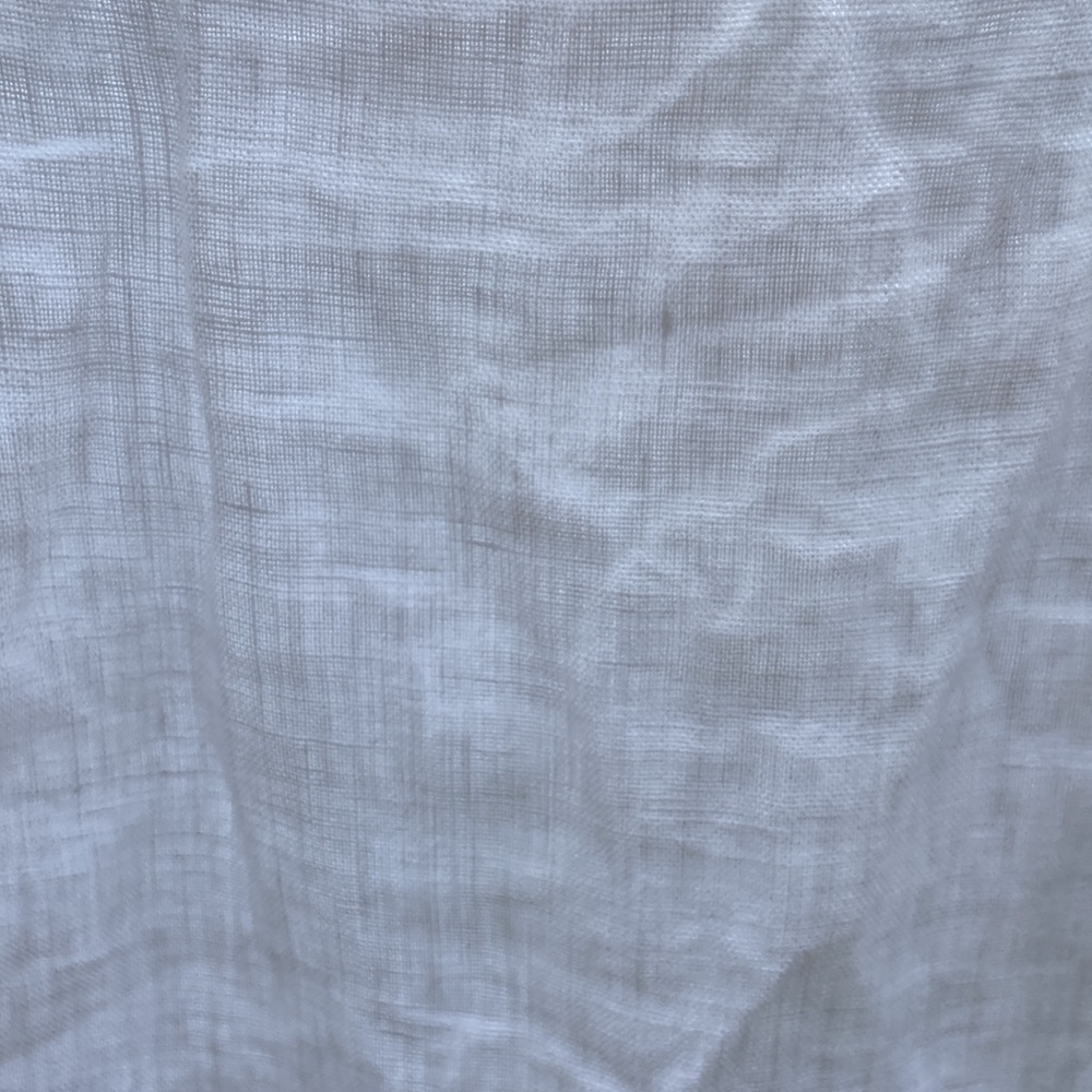 Zara Basic White Ruffles Size M, drawstring floral knit around neck and sleeves - Picture 10 of 16